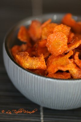 Chips de carottes