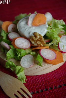 Salade croquante, par Khala