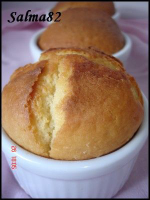 Muffins de cerises/citron, par Salma