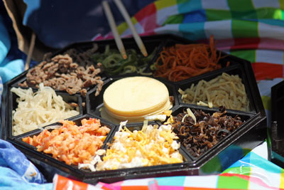 Assiette coréenne