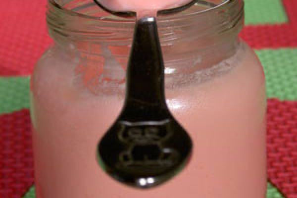 Yaourt aux pralines roses pour un octobre rose
