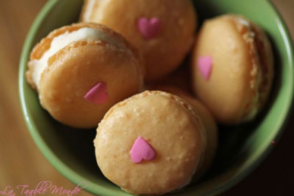 Macarons au chocolat blanc
