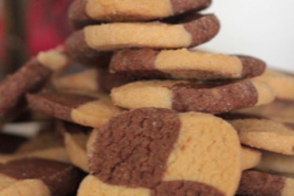 Damiers à la vanille et au chocolat : Bredele