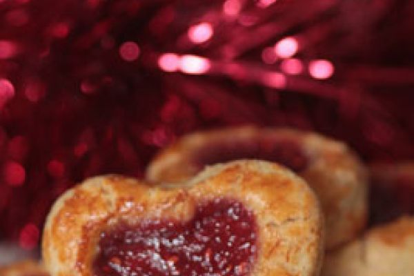 Mini Linz à la framboise : Bredele