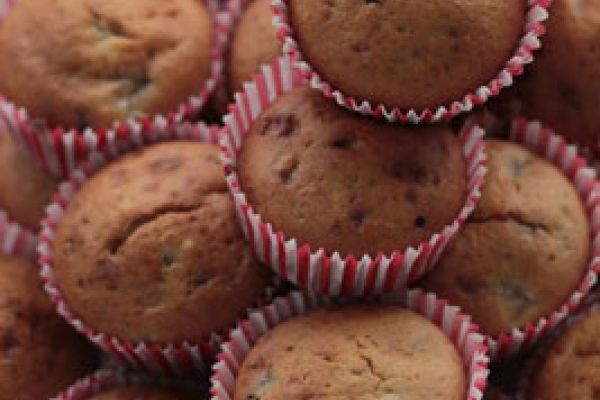 Muffins à la banane et aux pépites de chocolat
