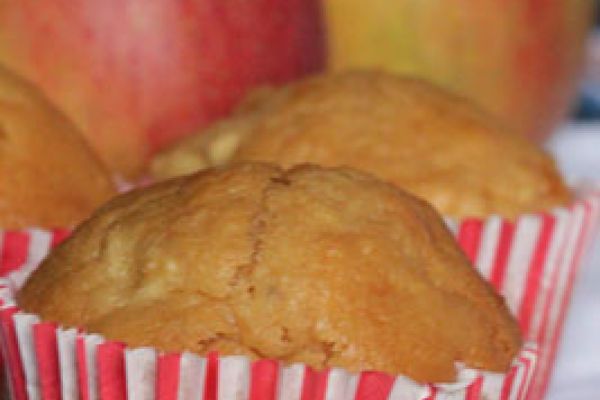 Muffins aux pommes et au caramel au beurre salé