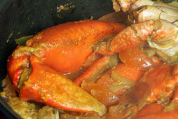 Cari de crabes comme à La Réunion