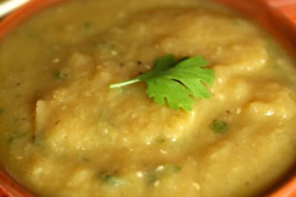 Velouté de lentilles corail