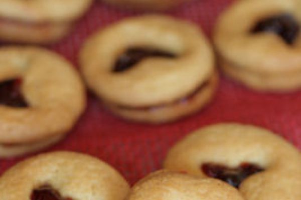 Sablés à la gelée de groseilles