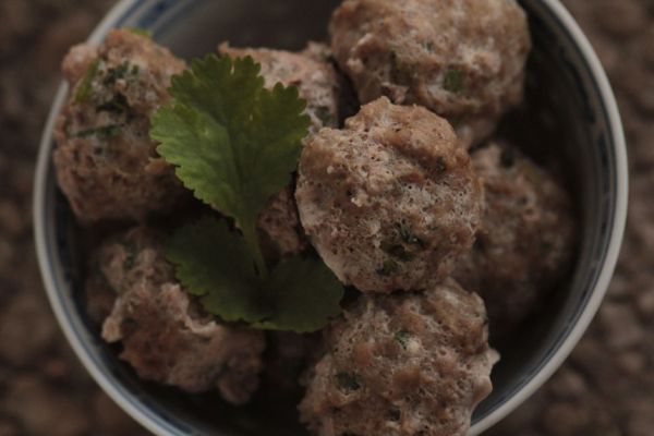 Boulettes de boeuf à la vapeur de Ken Hom