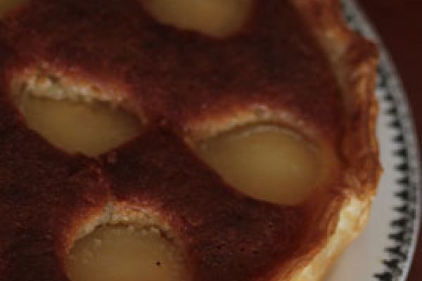 Tarte aux poires façon amandine
