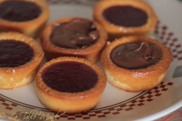 Barquettes aux fraises ou au Nutella