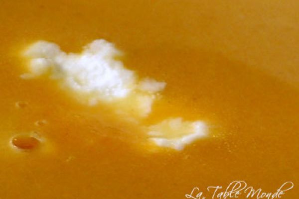 Velouté de potiron aux épices # Menu d'Halloween
