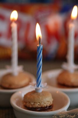 Macarons au Crunch éclats de caramel