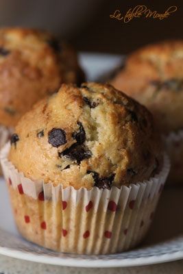 Muffins aux pépites de chocolat
