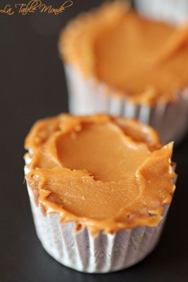 Miniatures cups de pâte de spéculoos