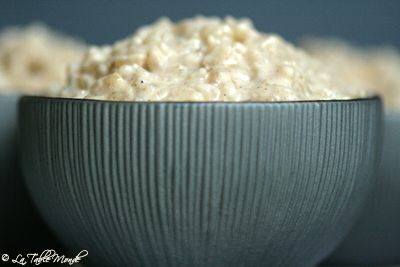 Riz au lait à la vanille