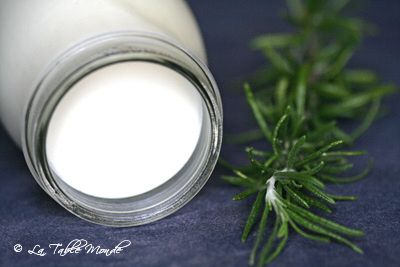 Yaourt au romarin