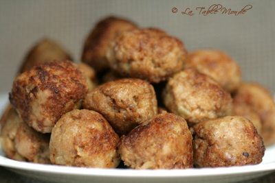 Boulettes suédoises (ou köttbullar)