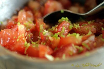 Rougail tomates au combava