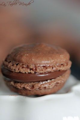 Macarons au Nutella