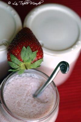 Yaourt aux fraises