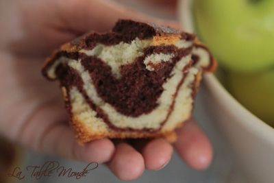 Les minis gâteaux zébrés de Réquia