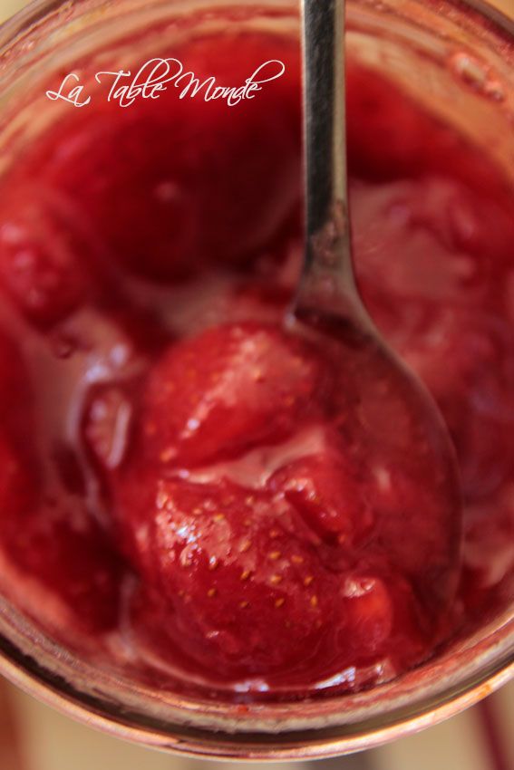 Confiture de fraises
