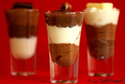 Mousse tri-choco/Nutella maison