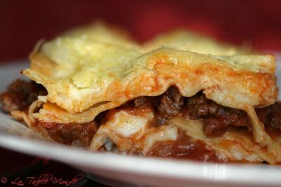 Lasagnes à la bolognaise